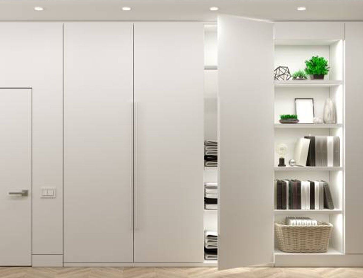 Classic White Paneled Wardrobe